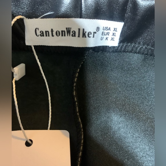 Canton Walker Faux Leather Skirt - Picture 4 of 6